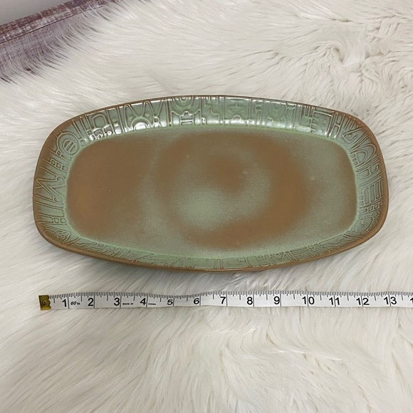 Frankoma Other - Vintage Frankoma Tan and Brown Ceramic Tray